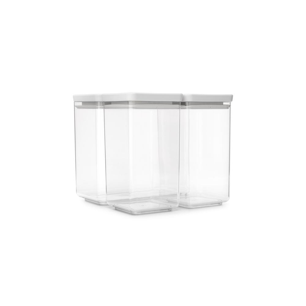 Набор модульных контейнеров Brabantia Tasty+ 3шт светло-серый 230769 - фото 2
