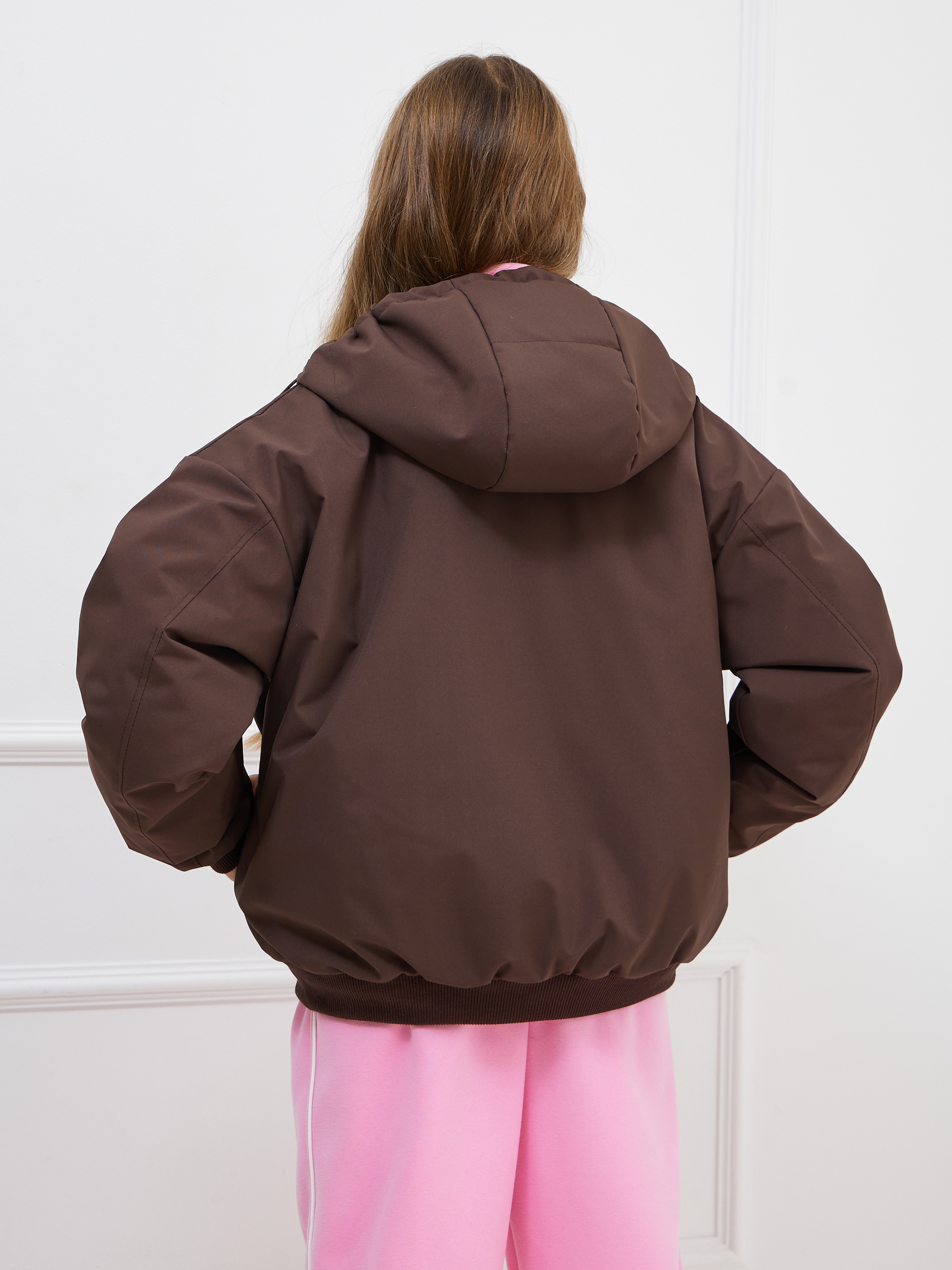 Бомбер MIRANAM БомберДляДевочкиКоричневый - фото 6