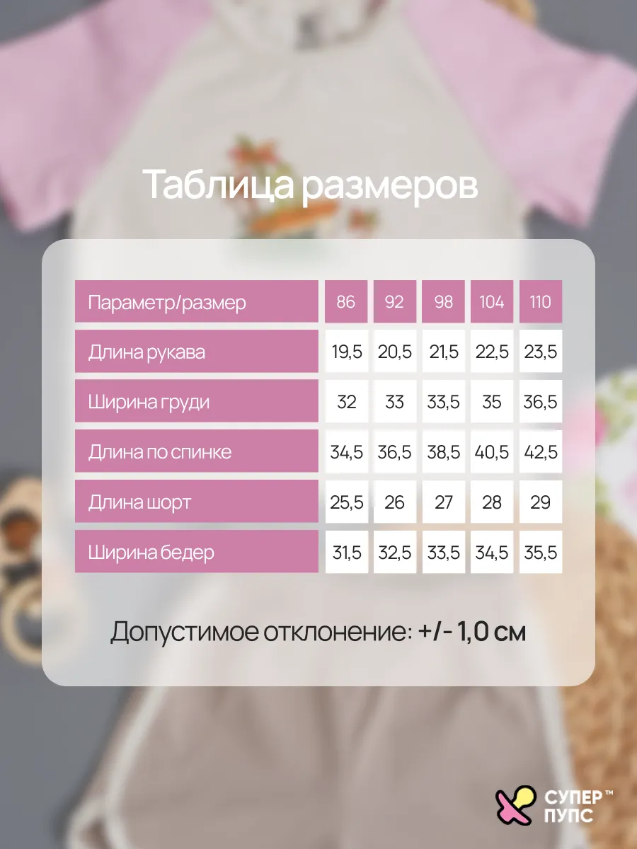 Костюм Супер Пупс кост/реглан/окант/бел.шок/лягушка - фото 5