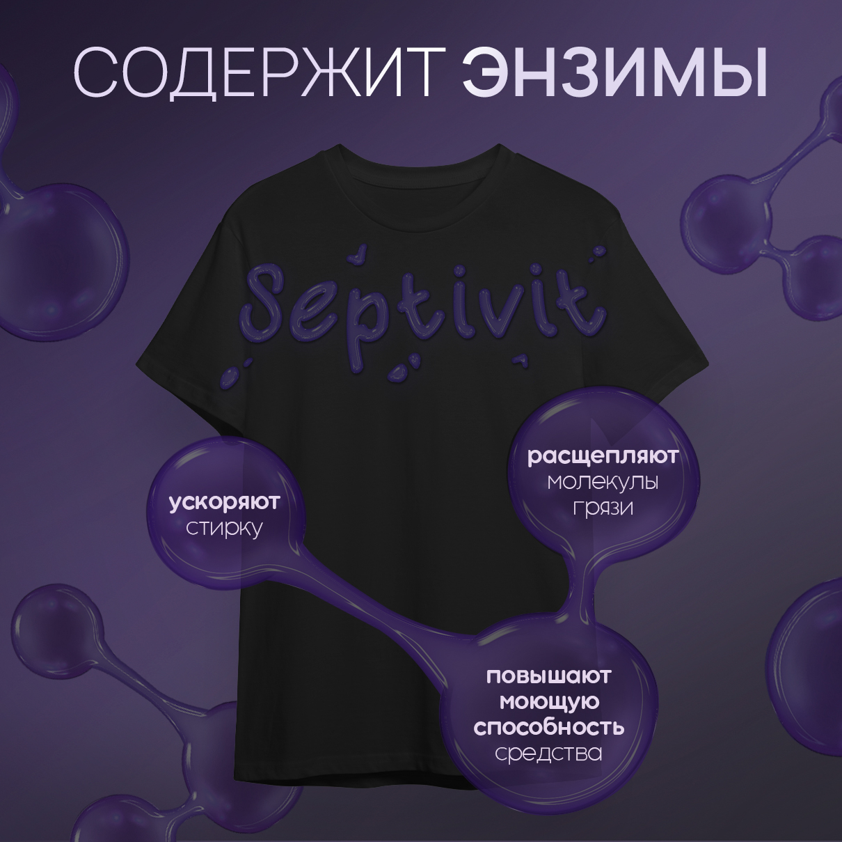 Гель для стирки SEPTIVIT Extra Clean для черного 5л - фото 9