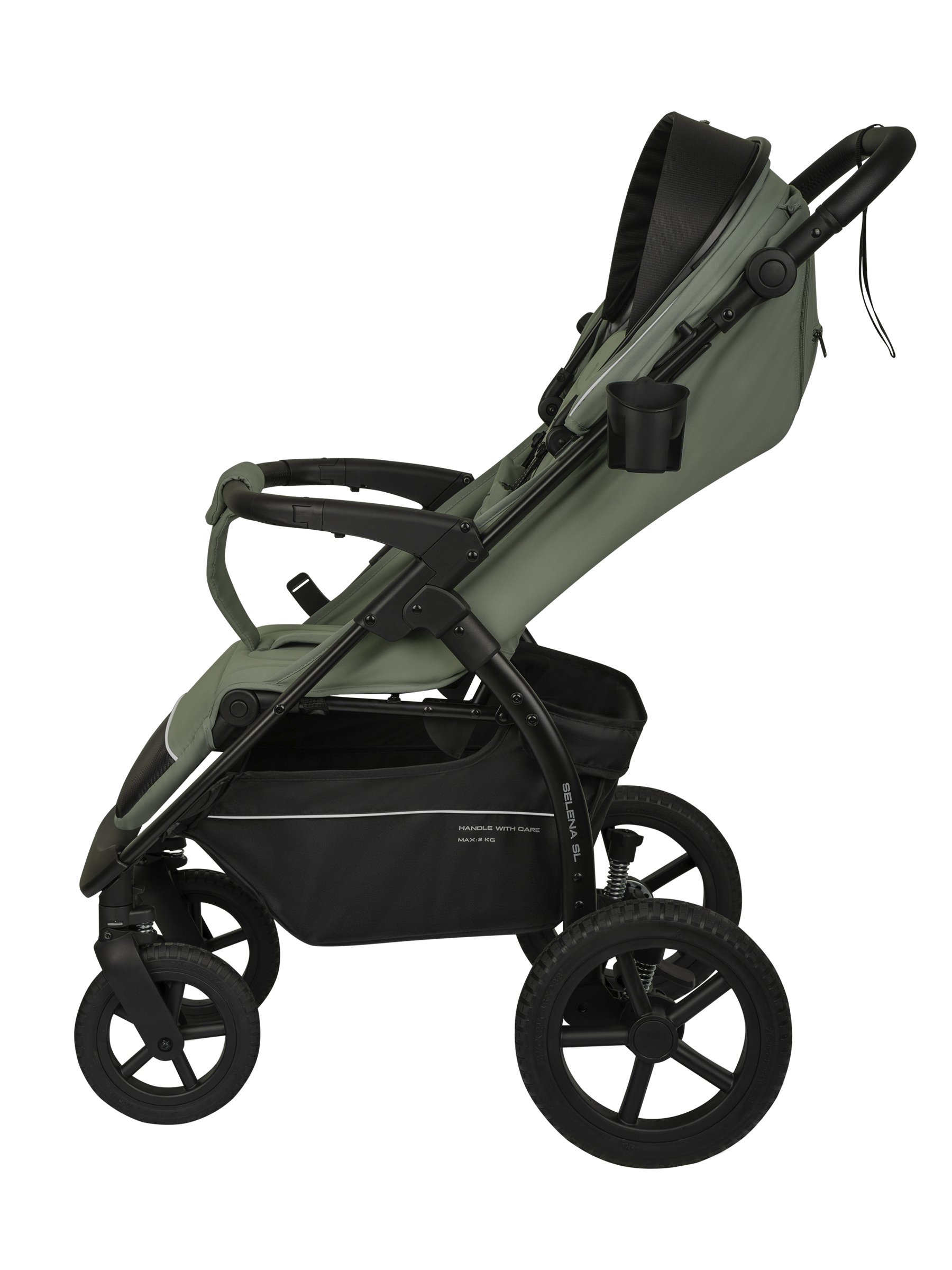 Коляска прогулочная JOVOLA Selena SL, зеленый - фото 9
