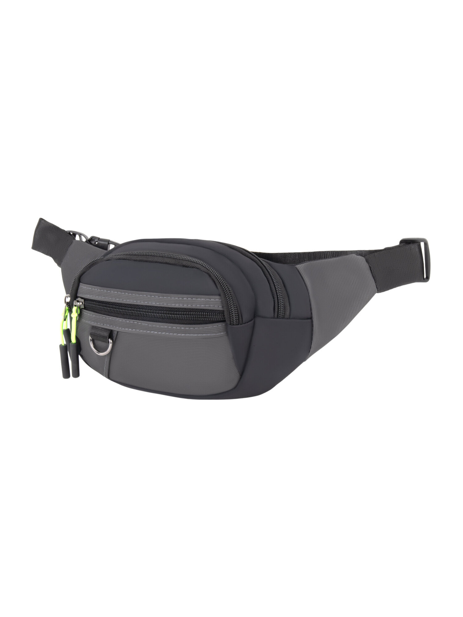 Сумка HEIKKI чёрный/зеленый поясная - фото 7