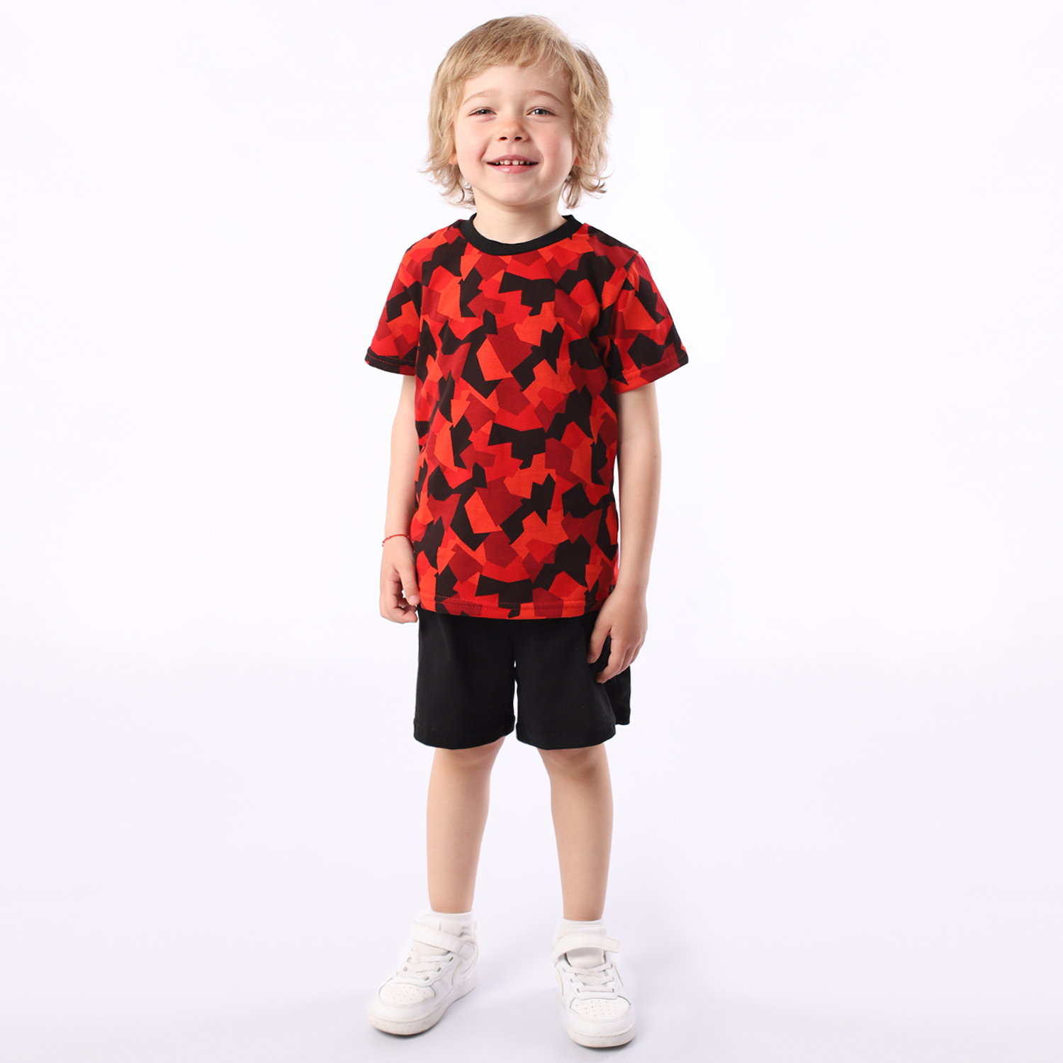 Костюм Babycollection ЦБ-00030261красный черный - фото 1