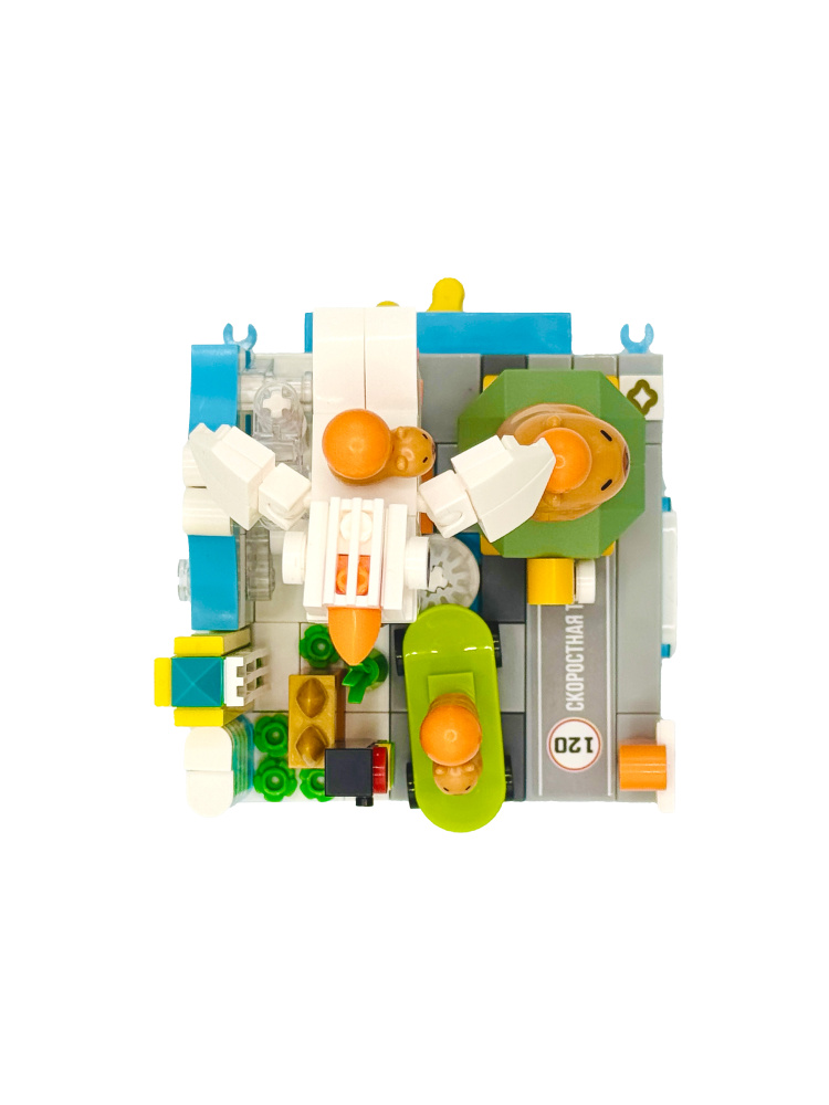 Конструктор Cubion Капибара путешествует 244 дет. - фото 19