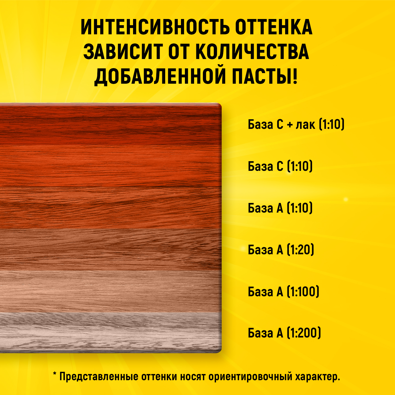 Колер паста WALNUT для краски лака затирки Кленовый 100 мл - фото 2