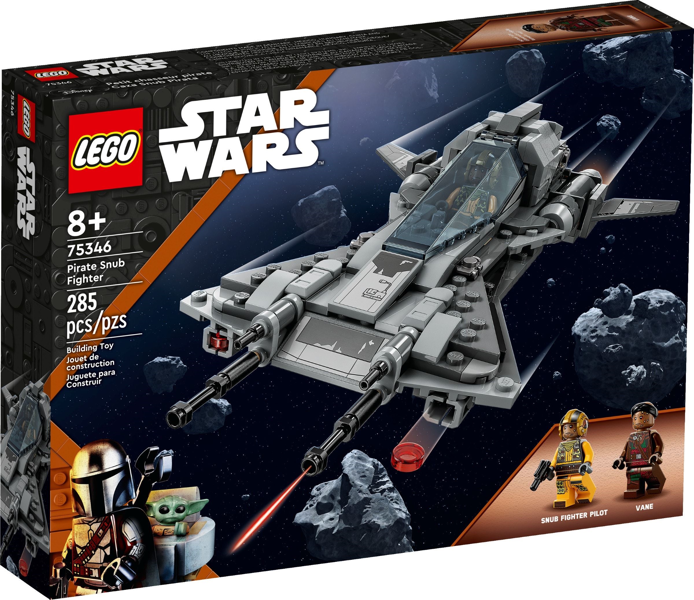 Изображение товара LEGO Star Wars Пиратский истребитель 75346 807 деталей набор для сборки