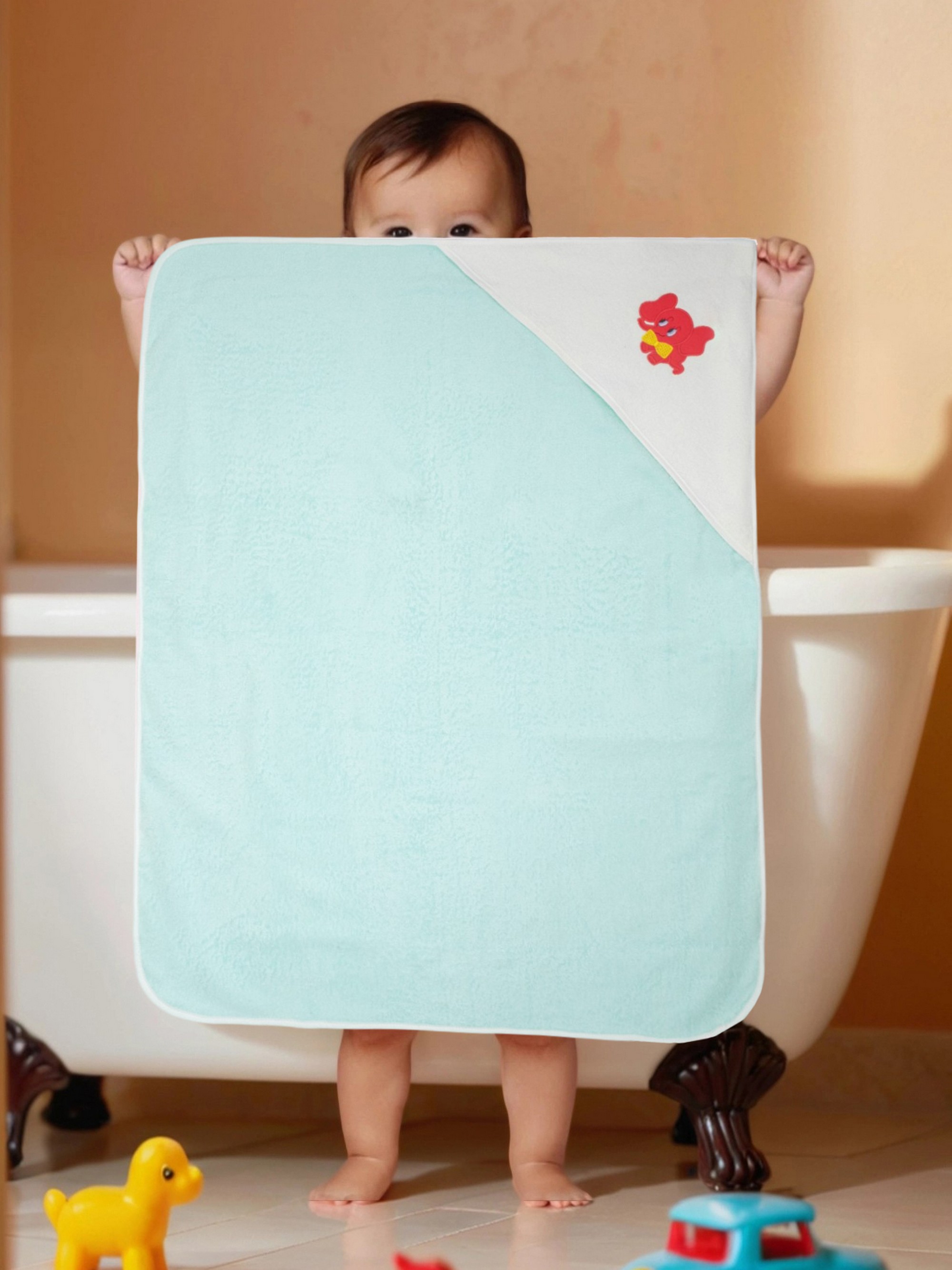 Полотенце уголок Wellness Малыш-53/01_СБ 80 x 100 см 1 шт. - фото 2