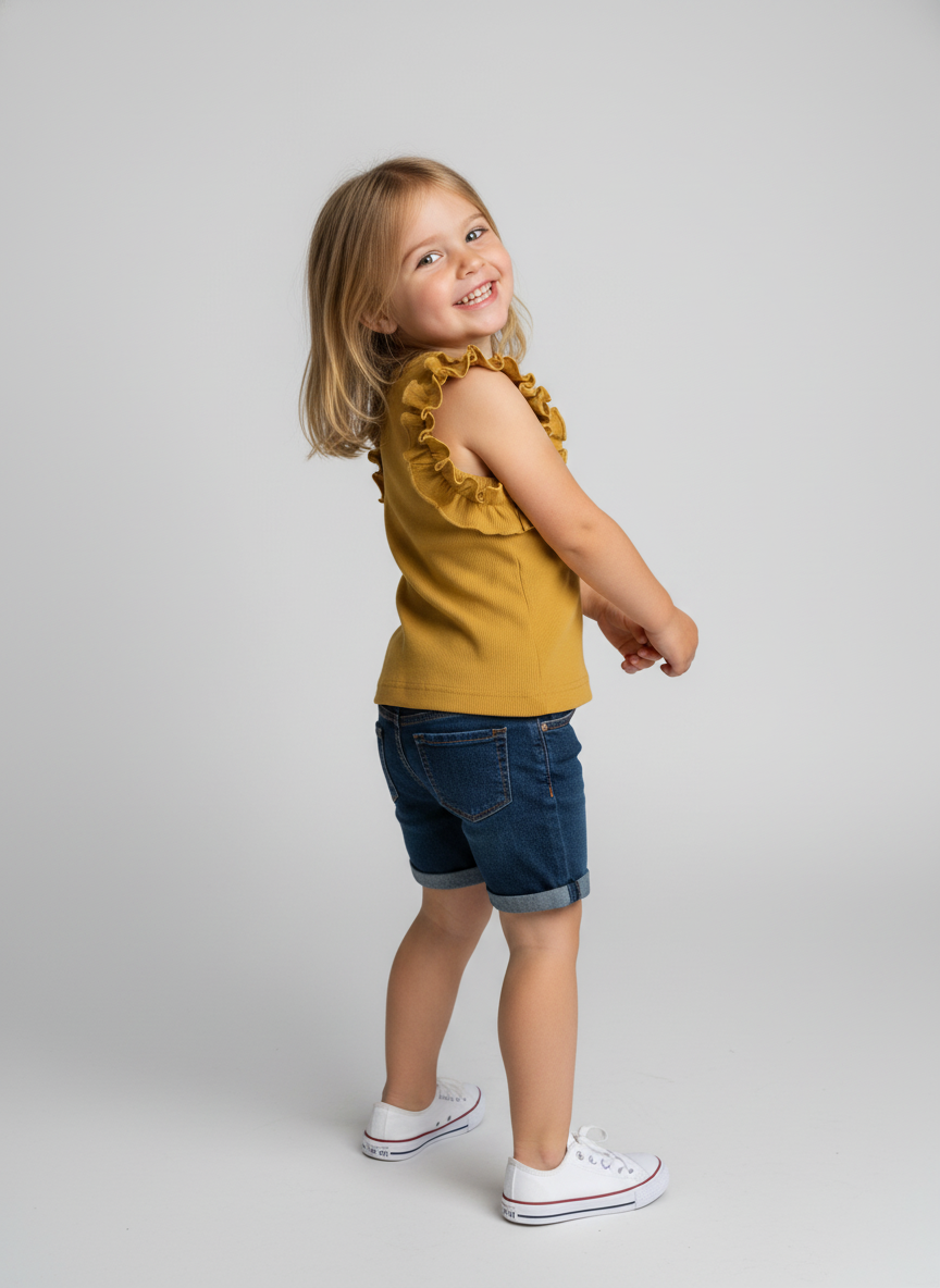 Майка 2 шт Югтекстильторг 204-544/Горчичный,коричневый - фото 6