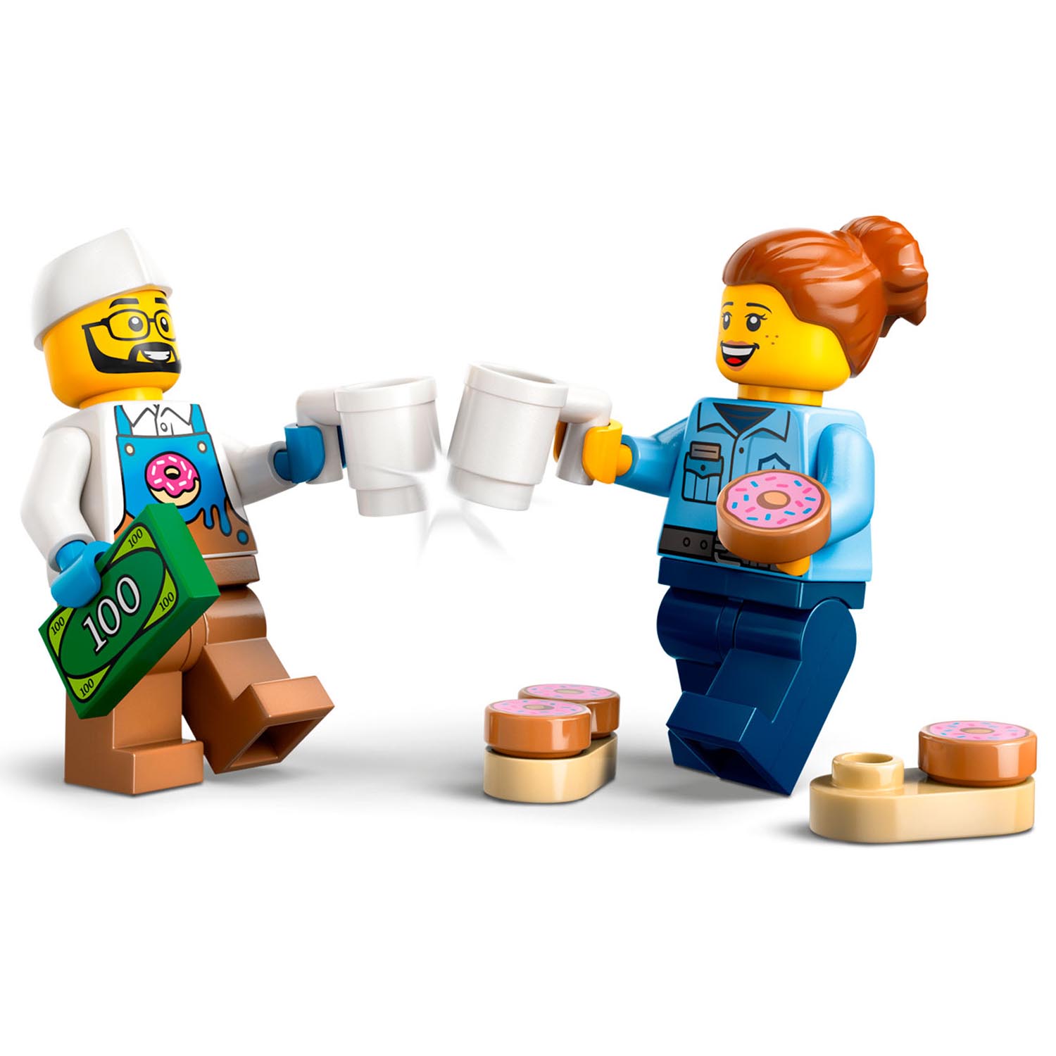 Конструктор LEGO City Фургон с пончиками 196 дет. - фото 9