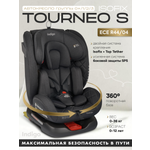 Автокресло Indigo Tourneo S графит Isofix 0+/1/2/3 (0-36 кг)