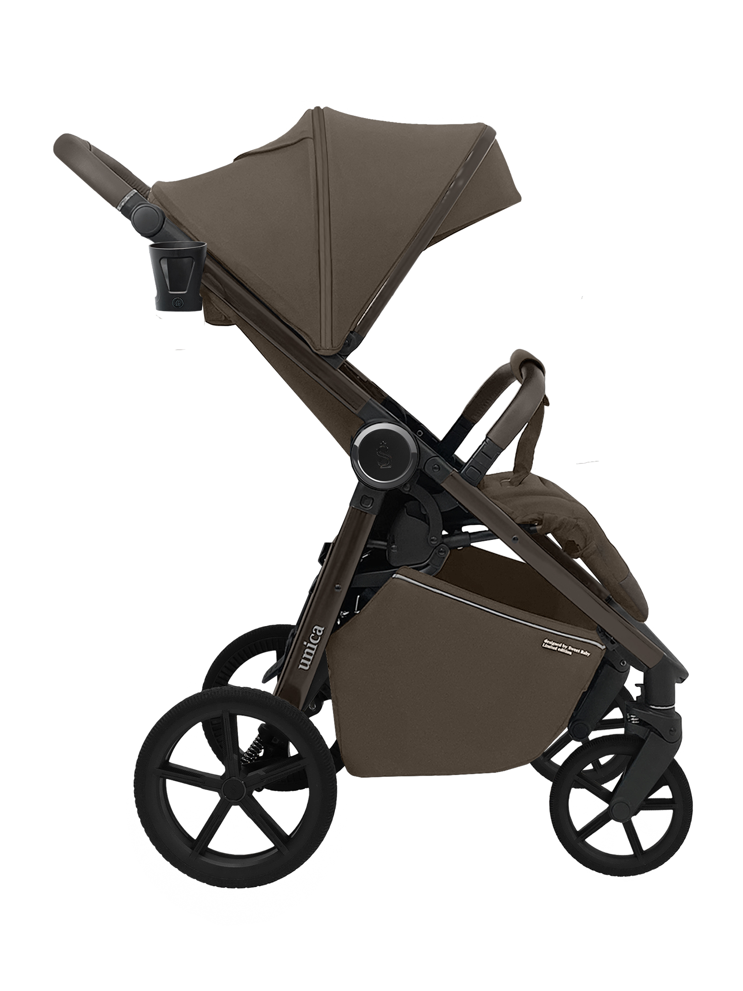 Коляска прогулочная Sweet Baby Unica Dark Beige бежевый - фото 16