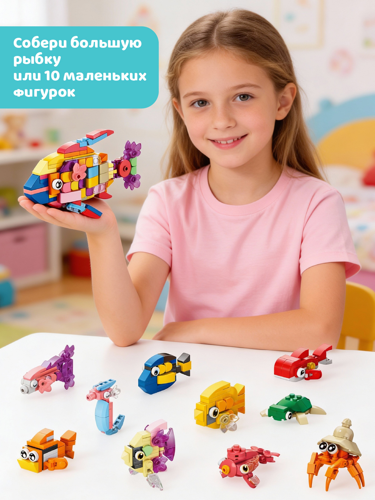 Конструктор Constructa Рыба 305 дет. - фото 5