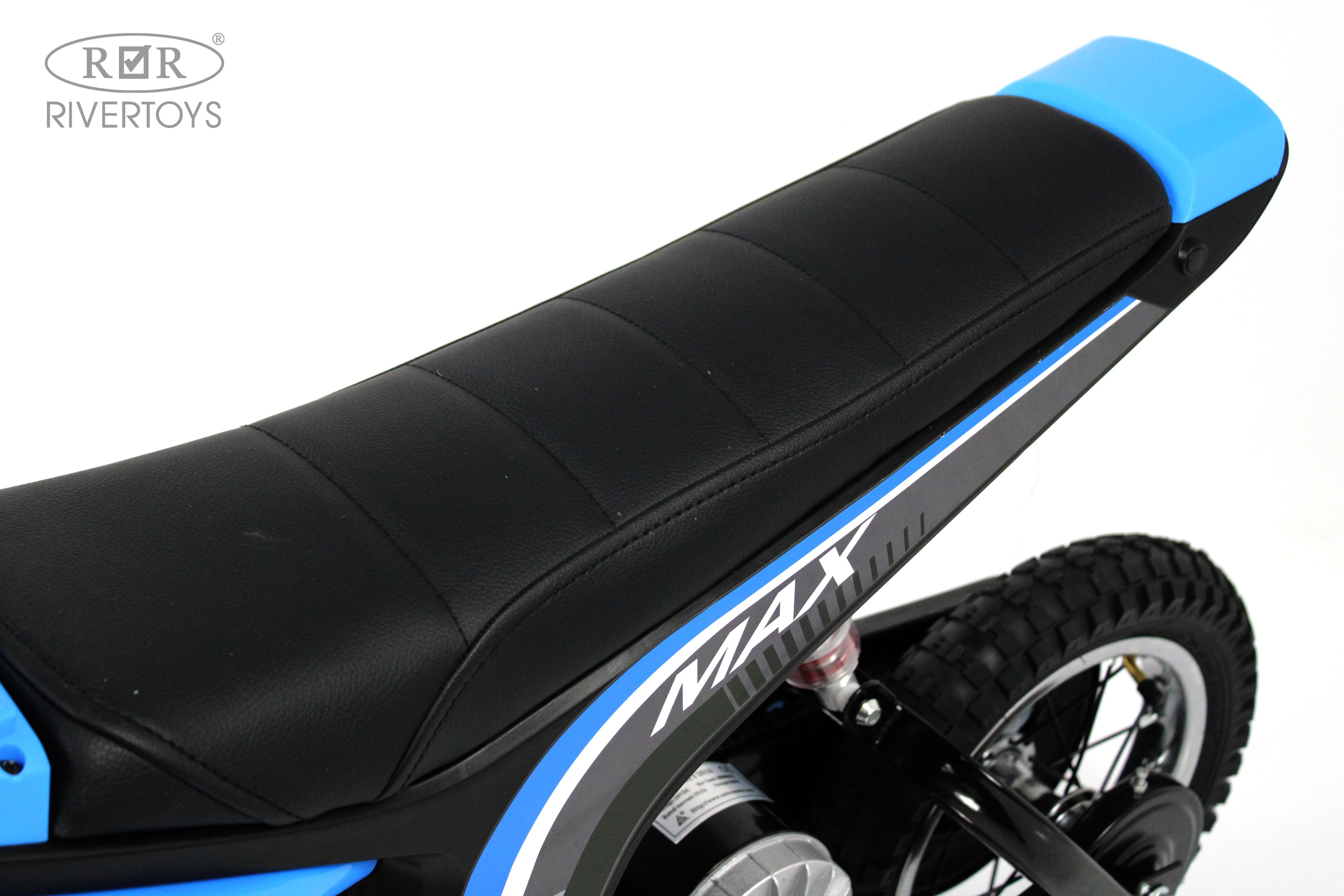 Электромотоцикл RIVERTOYS A005AA-MOTO-BLUE - фото 13
