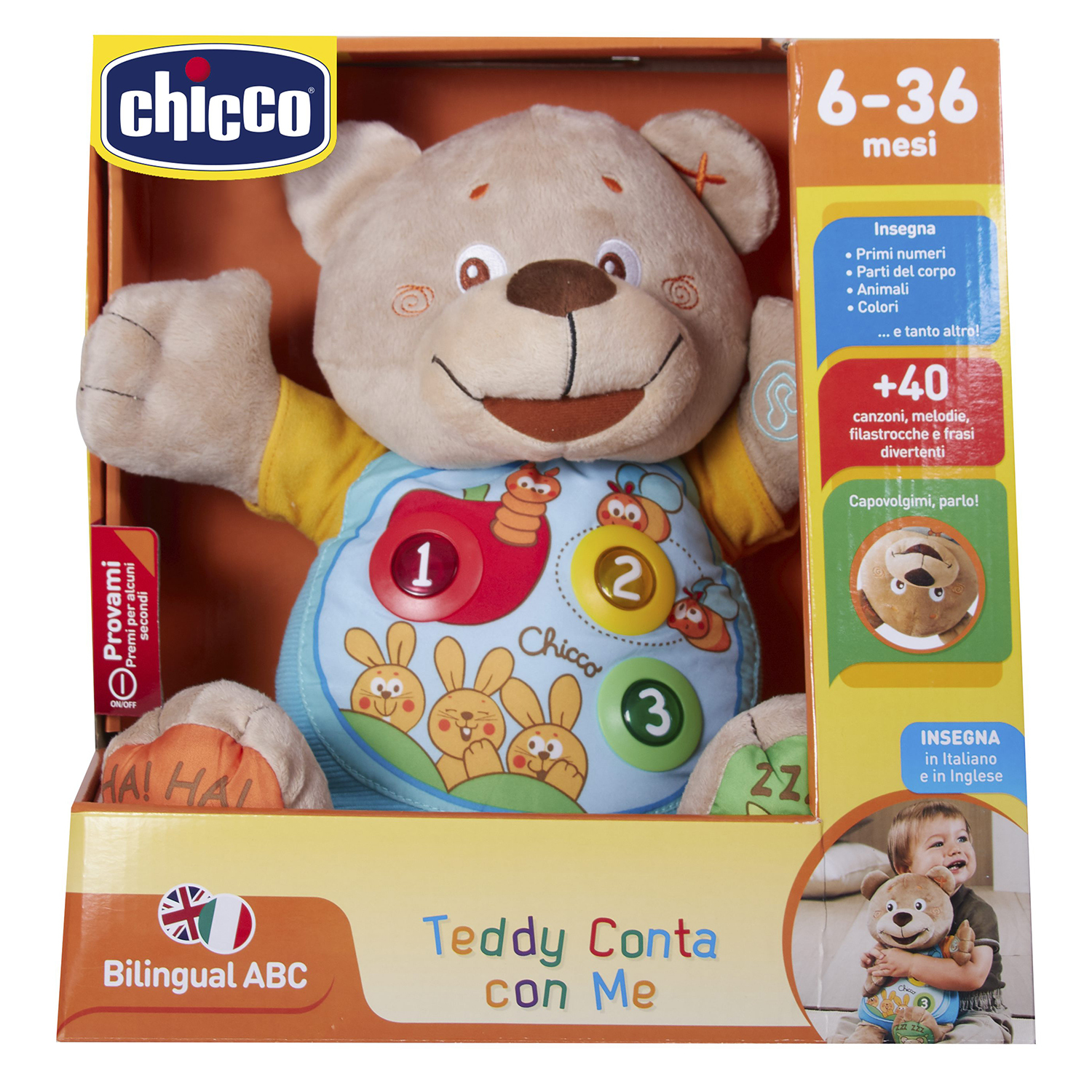 Игрушка Chicco Говорящий мишка TEDDY - фото 10