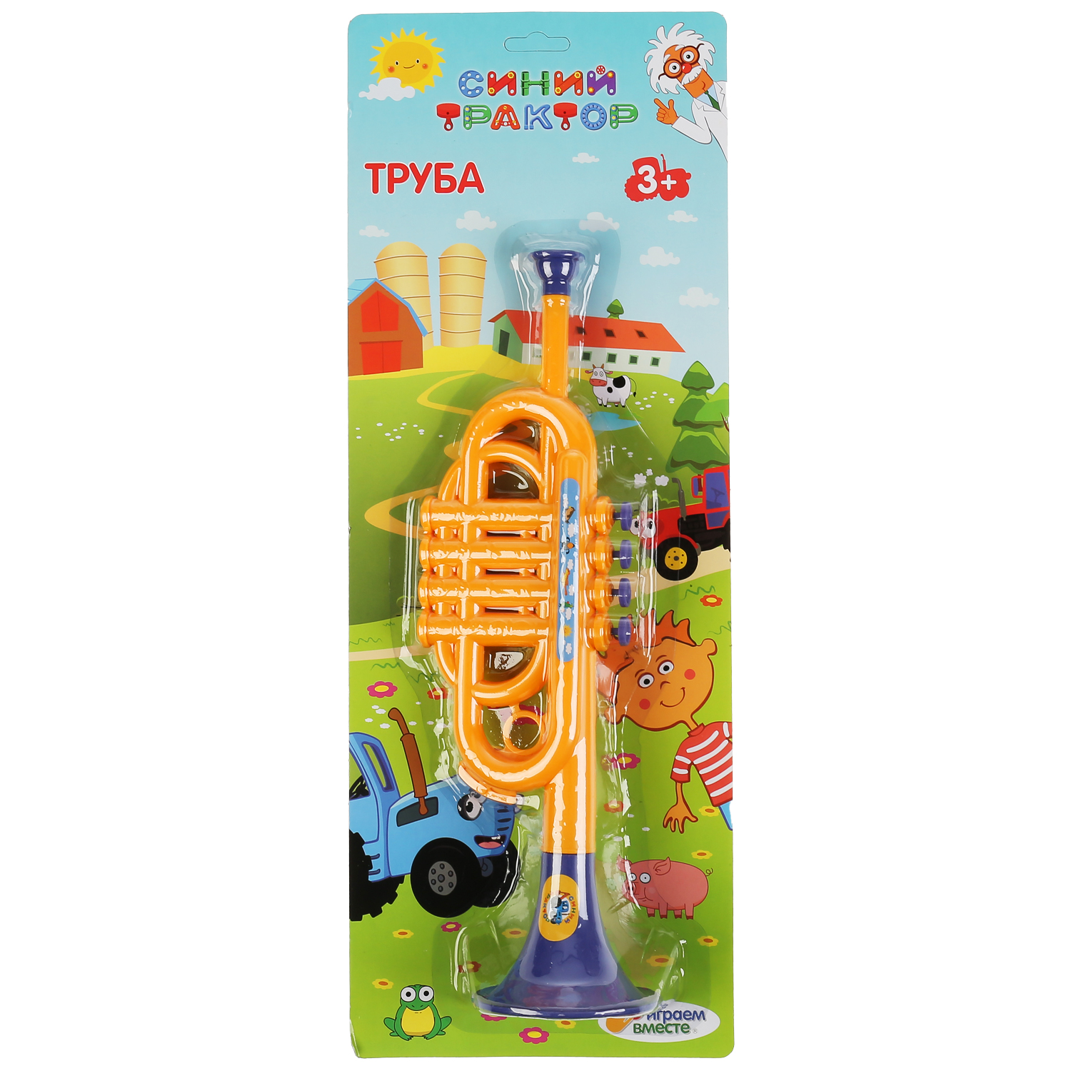 Игрушка музыкальная Играем вместе труба - фото 2