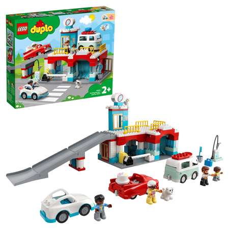 Конструктор LEGO DUPLO Town Гараж и автомойка блочный