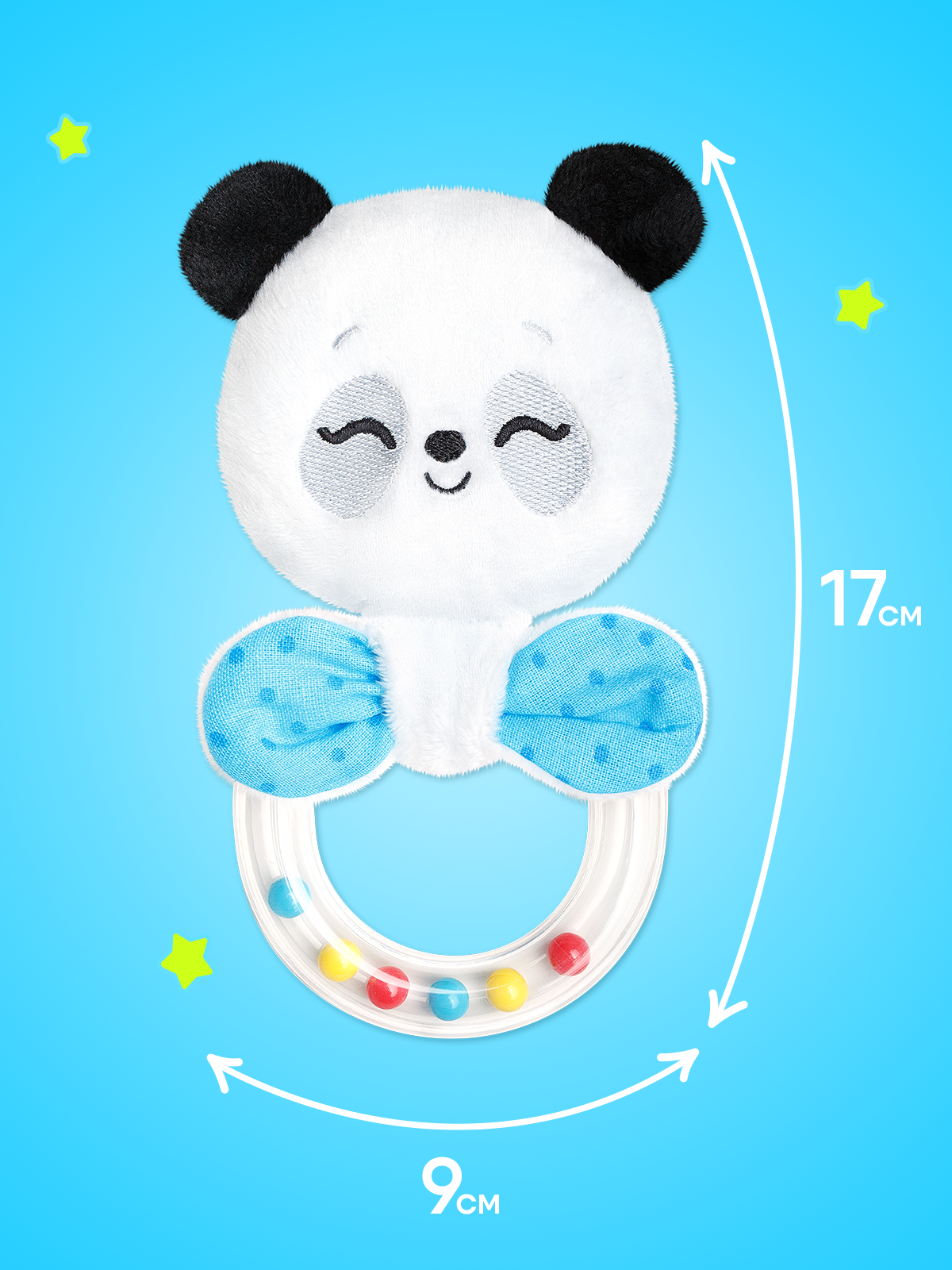 Игрушка Мякиши погремушка Пандочка Гучи - фото 2