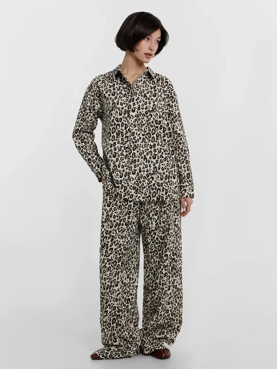 Брюки Mark Formelle (Марк Формэль) 182511/крупный леопард - фото 7