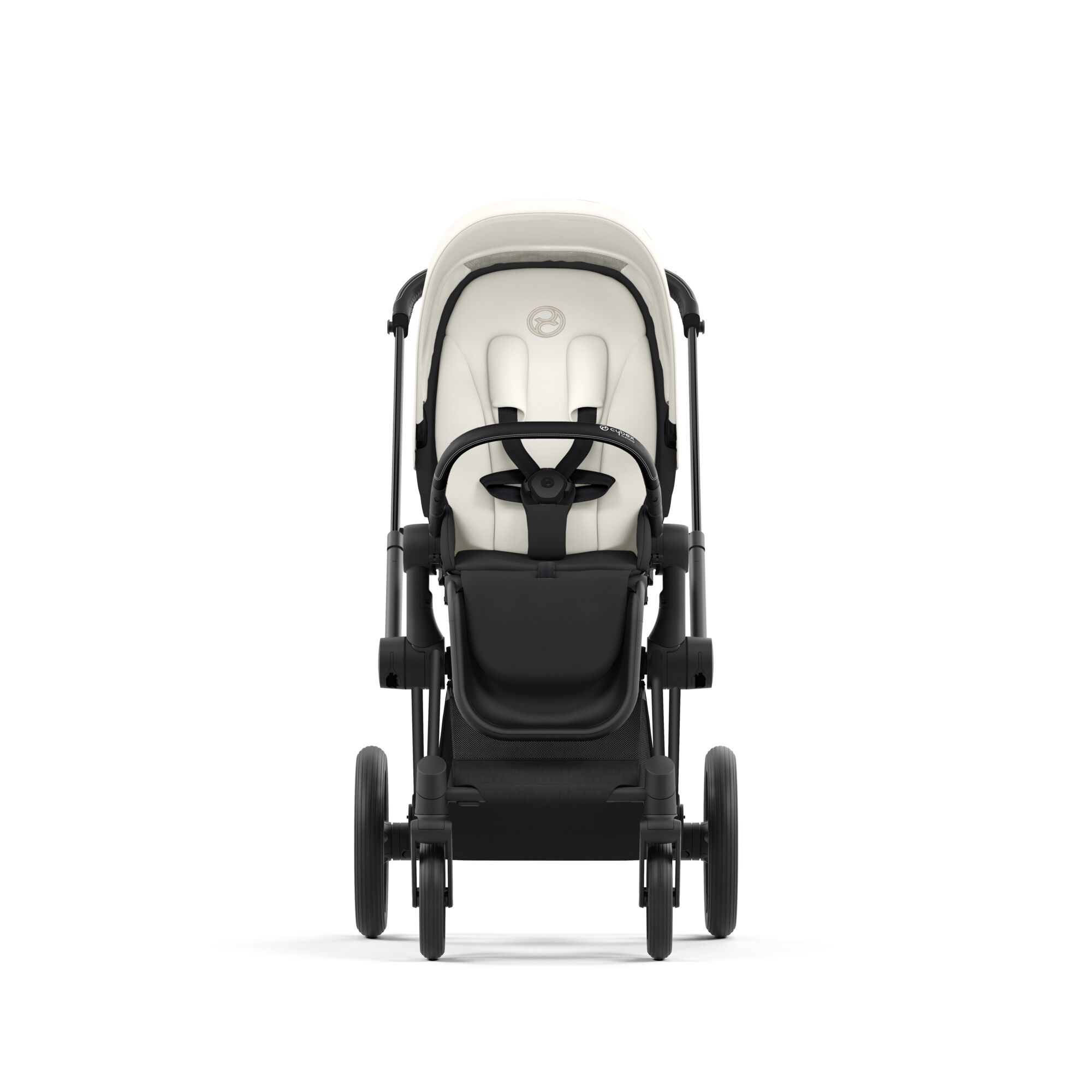 Коляска 2в1 Cybex Priam IV Matt Black белый - фото 6