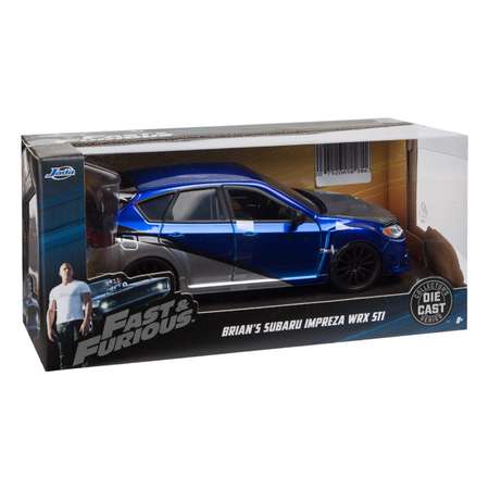 Автомобиль Fast and Furious 1:24 синий