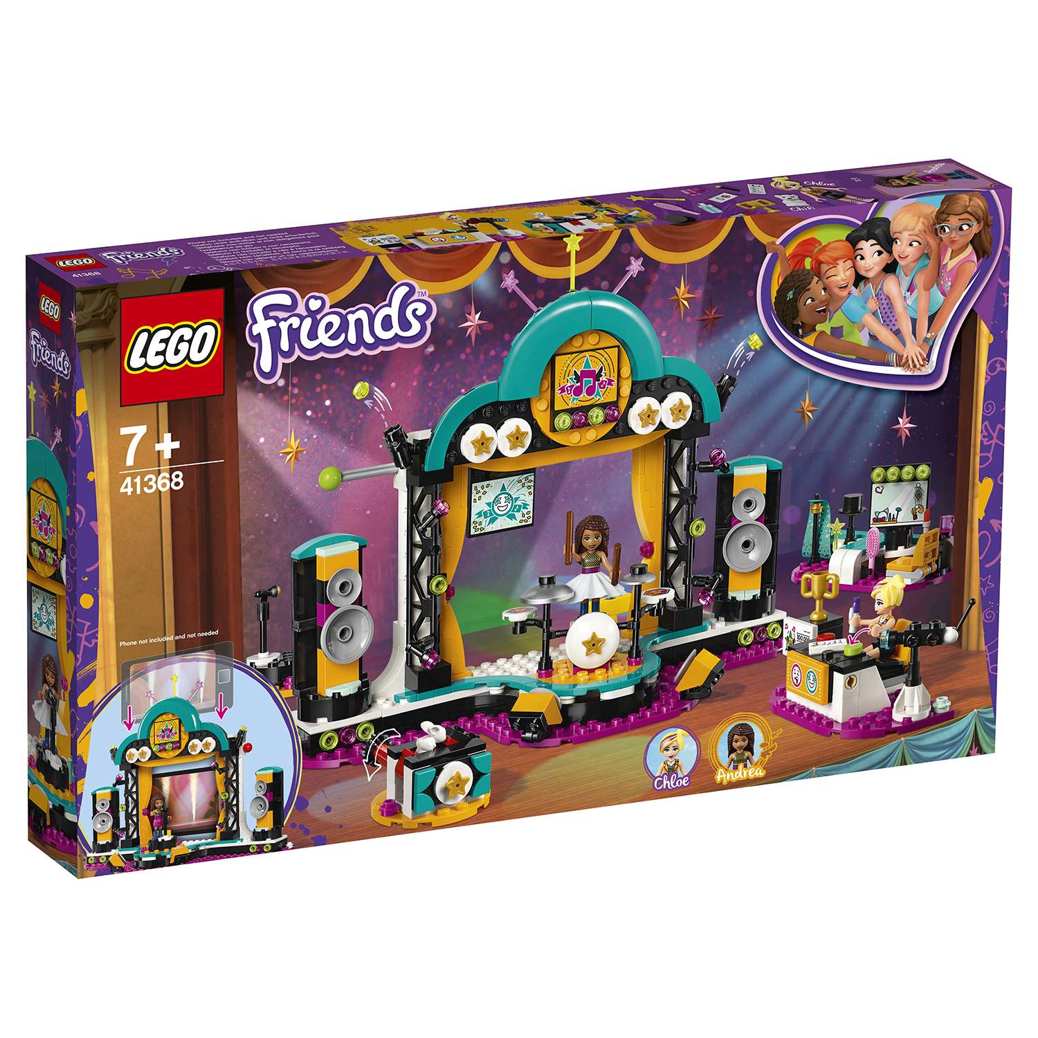 Конструктор LEGO Friends Шоу талантов блочный - фото 2
