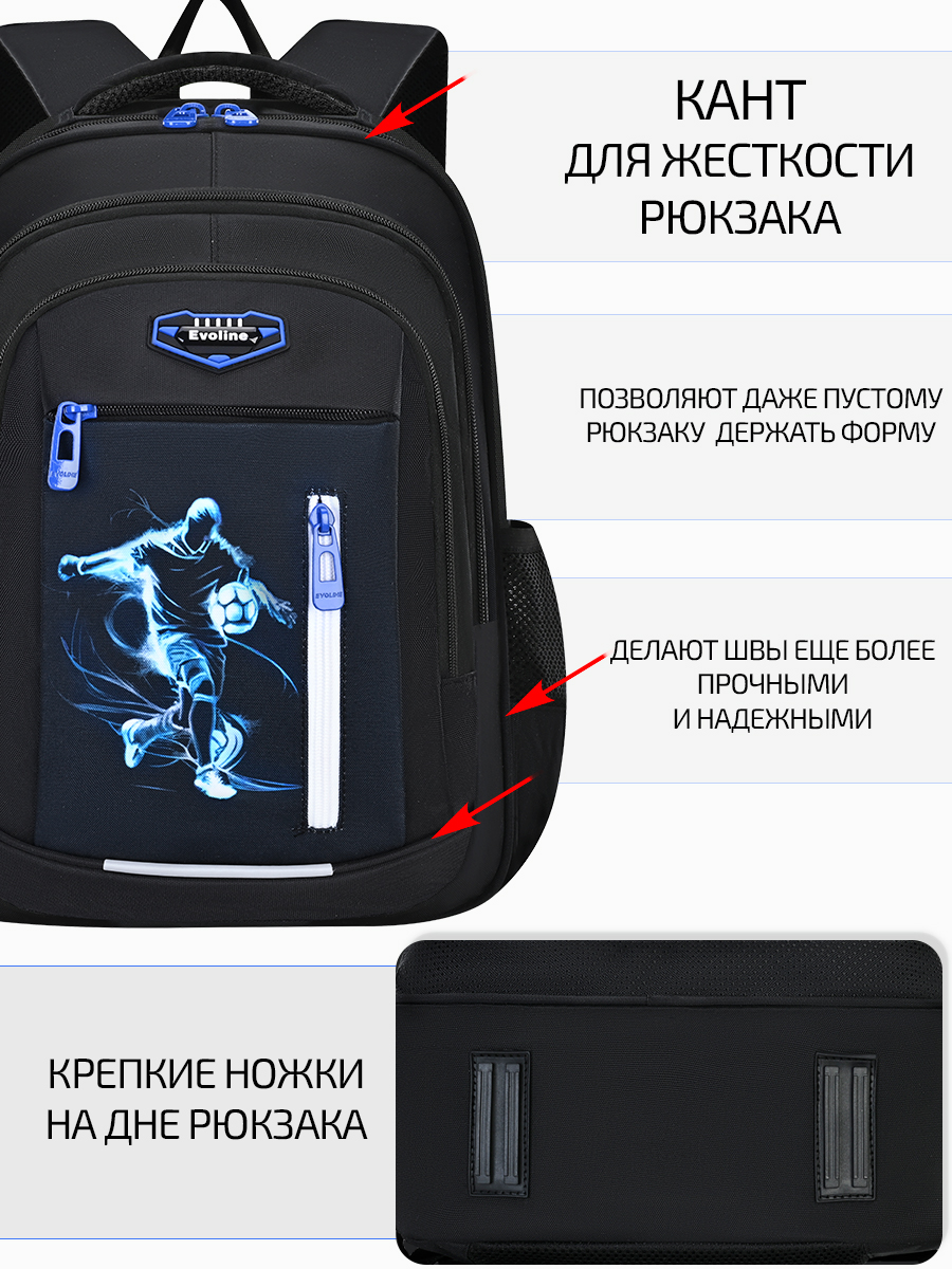 Рюкзак Evoline Футболист - фото 5