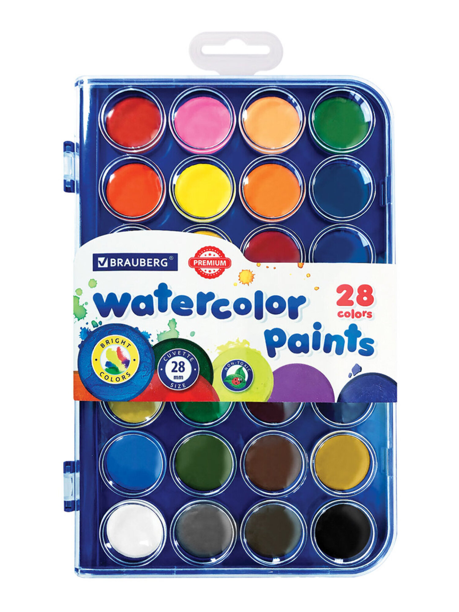 Краски акварель Brauberg 28 цв. - фото 7