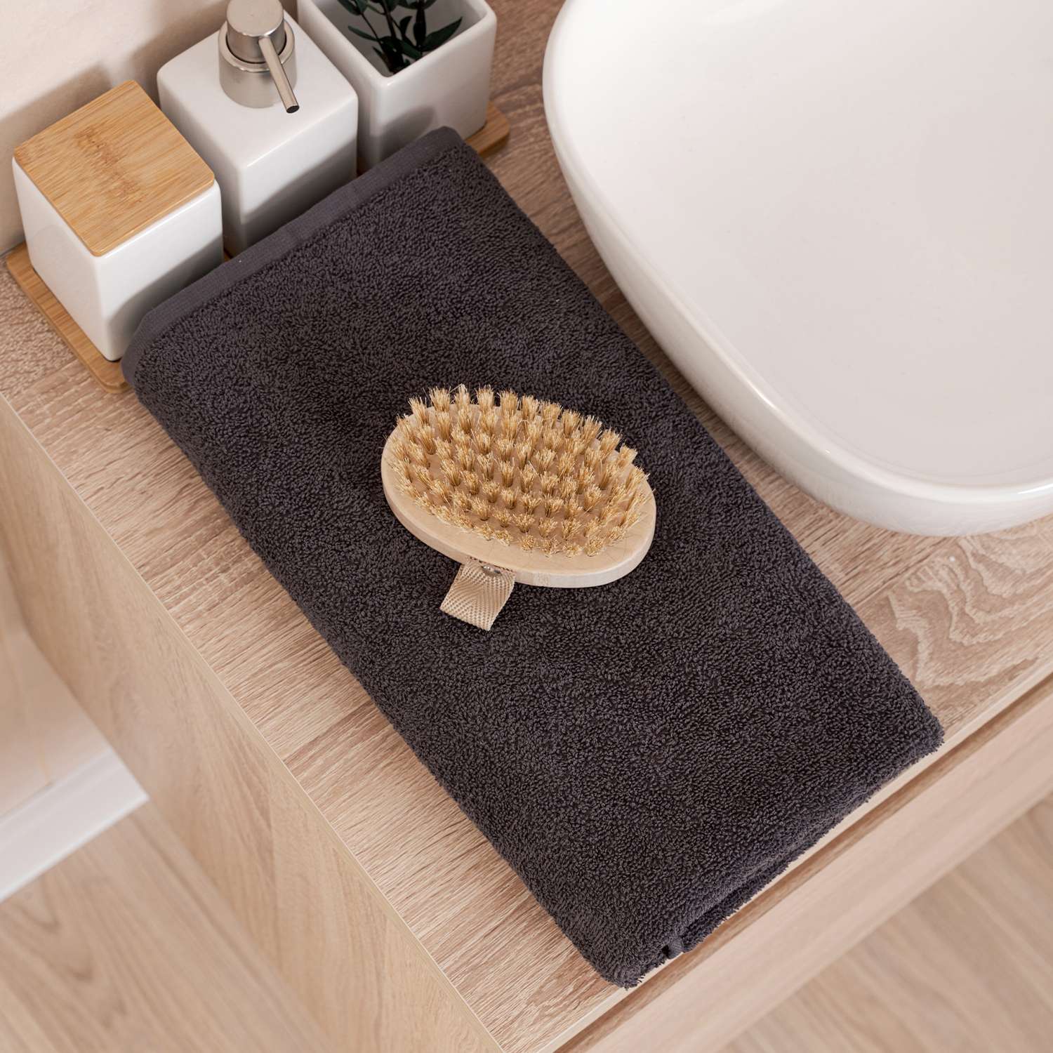 Полотенце Василиса графит 30 x 50 см - фото 3