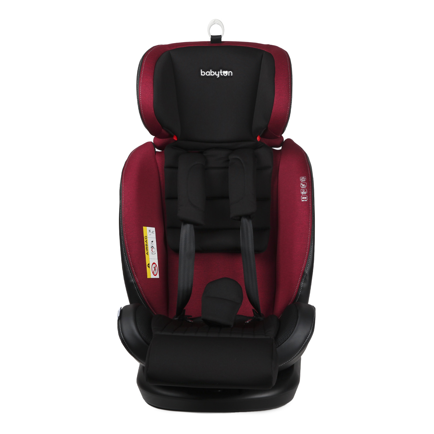 Автокресло Babyton Multi-Stage Black-Red Isofix 0+/1/2/3 (0-36 кг) - фото 11