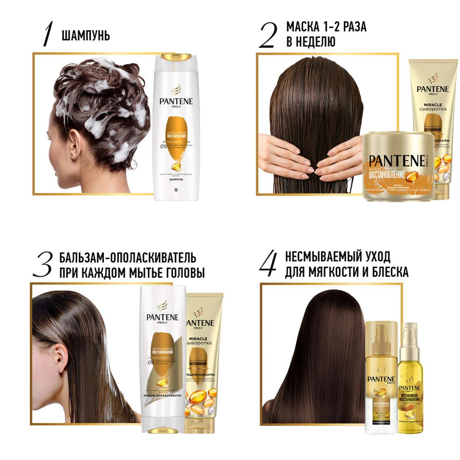 Бальзам Pantene Интенсивное восстановление 200 мл 1 шт. - фото 5