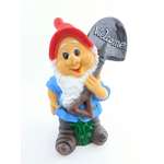 Фигура садовая . Гном с лопатой средний