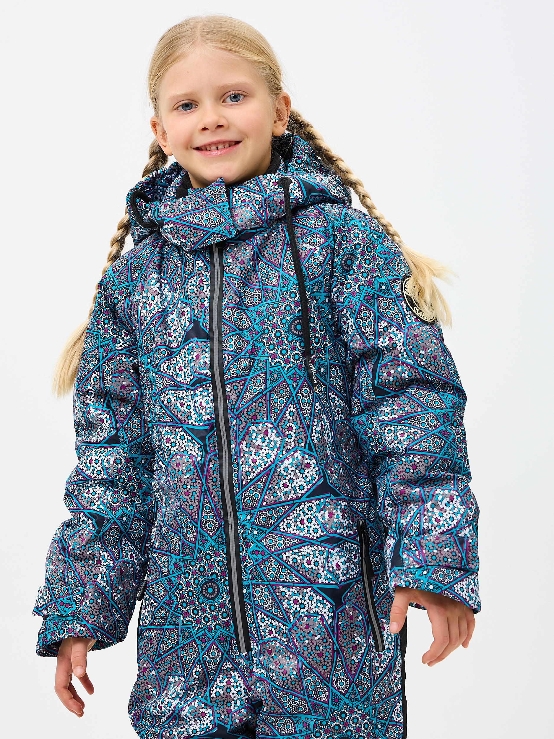 Комбинезон Kvartet 854 т.сер-голубой - фото 11