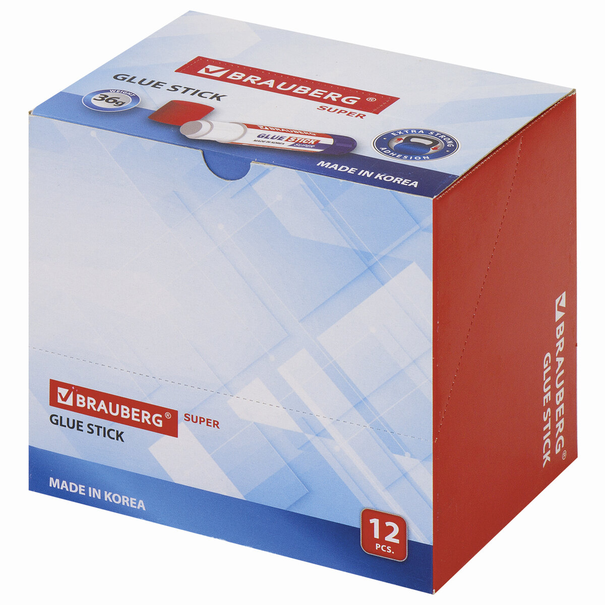 Клей-карандаш Brauberg 36 г 12 шт. - фото 8