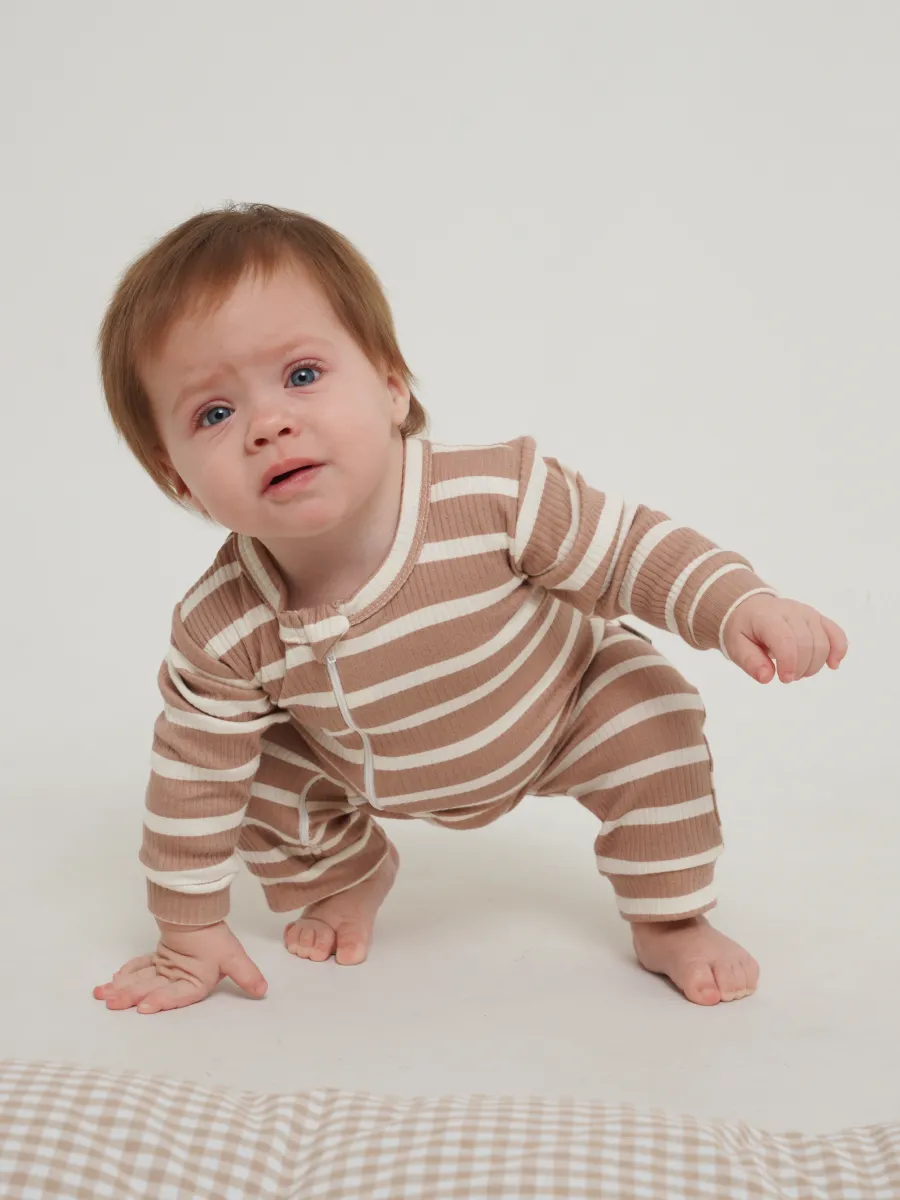 Комбинезон 3 шт Супер Пупс нбр/3пр/кмбнмол/таупкапибары - фото 20