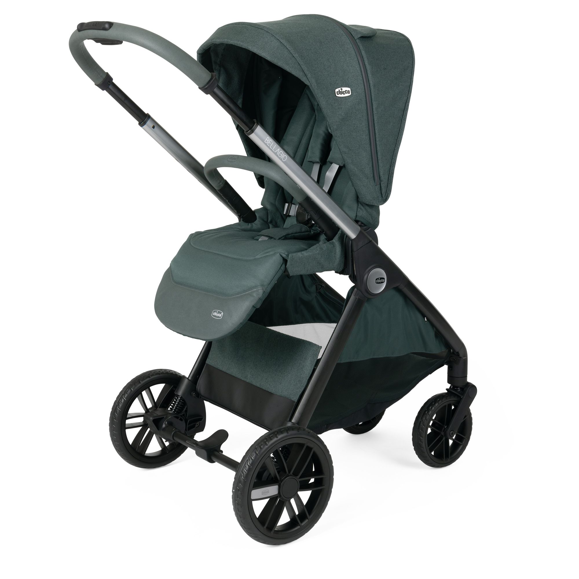 Коляска прогулочная Chicco серый - фото 24