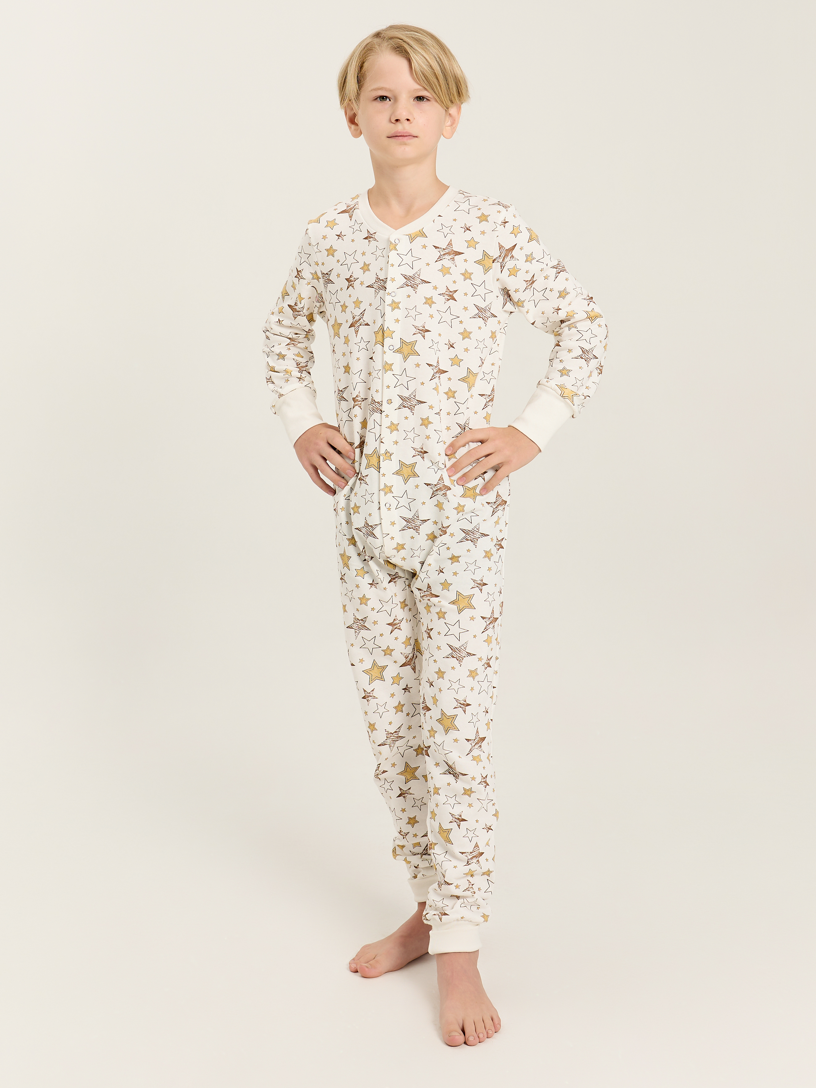 Пижама Весёлый человечек Д00201П/Звезды - фото 12