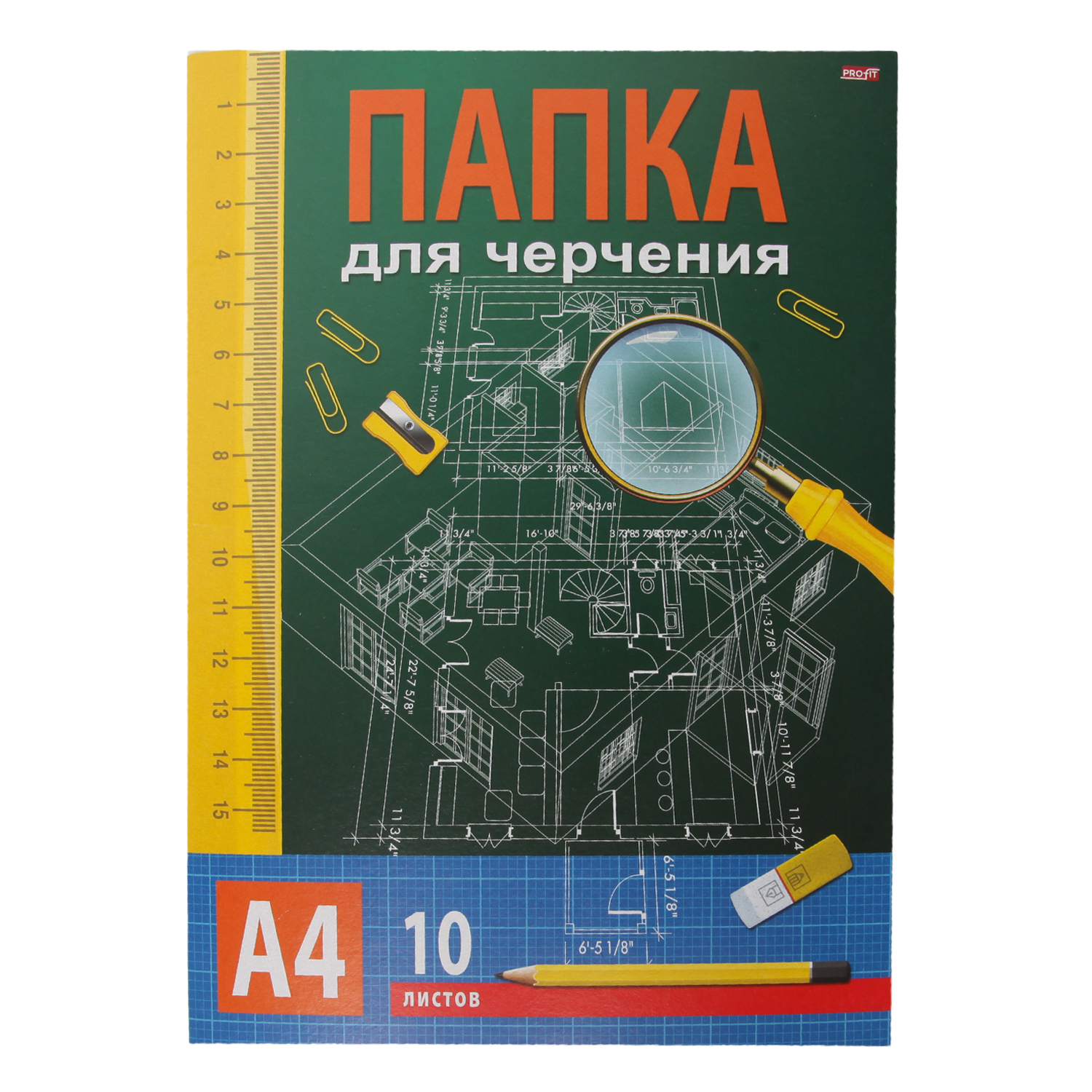 Папка для рисования Profit для графики 10 лист. - фото 1