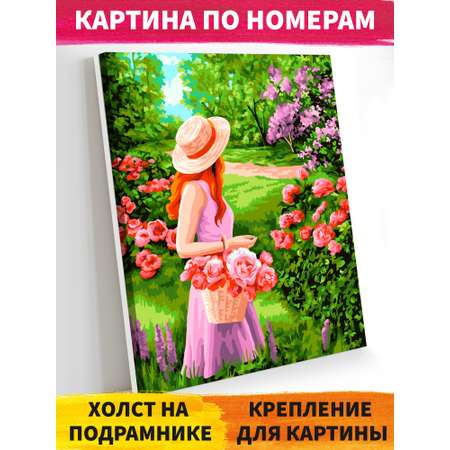 Картина по номерам Русская живопись Прогулка в саду