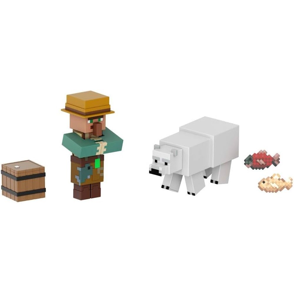 Игровой набор Minecraft Рыбак и Белый медведь - фото 5