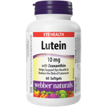 БАД Webber naturals Лютеин с зеаксантином 350 мг 60 капсул