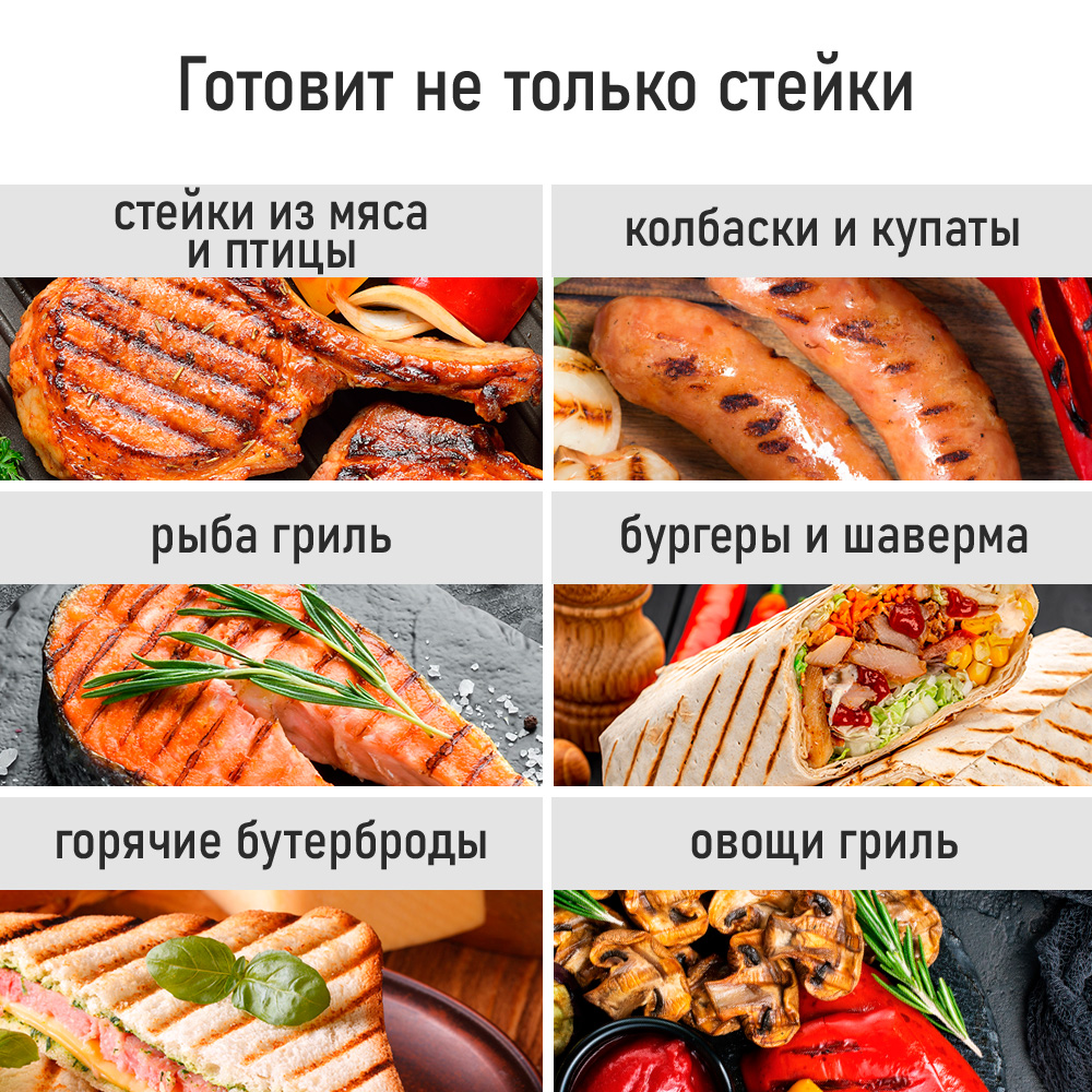 Гриль электрический CHEF PRO CF-SM1601A - фото 3