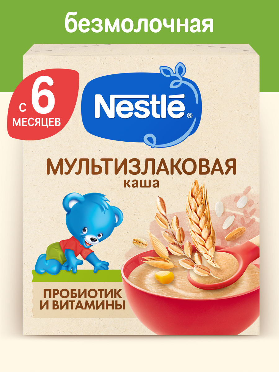 Изображение товара Каша Nestle безмолочная овсянка сухая мультизлак 200г с 6 месяцев