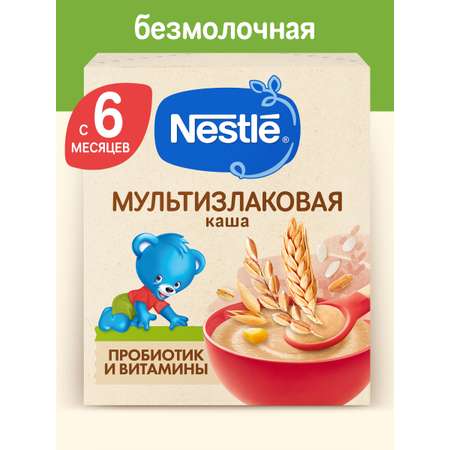 Каша Nestle безмолочная овсянка сухая мультизлаковая 200г с 6 месяцев