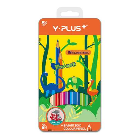 Карандаши цветные Y-plus 12 шт.
