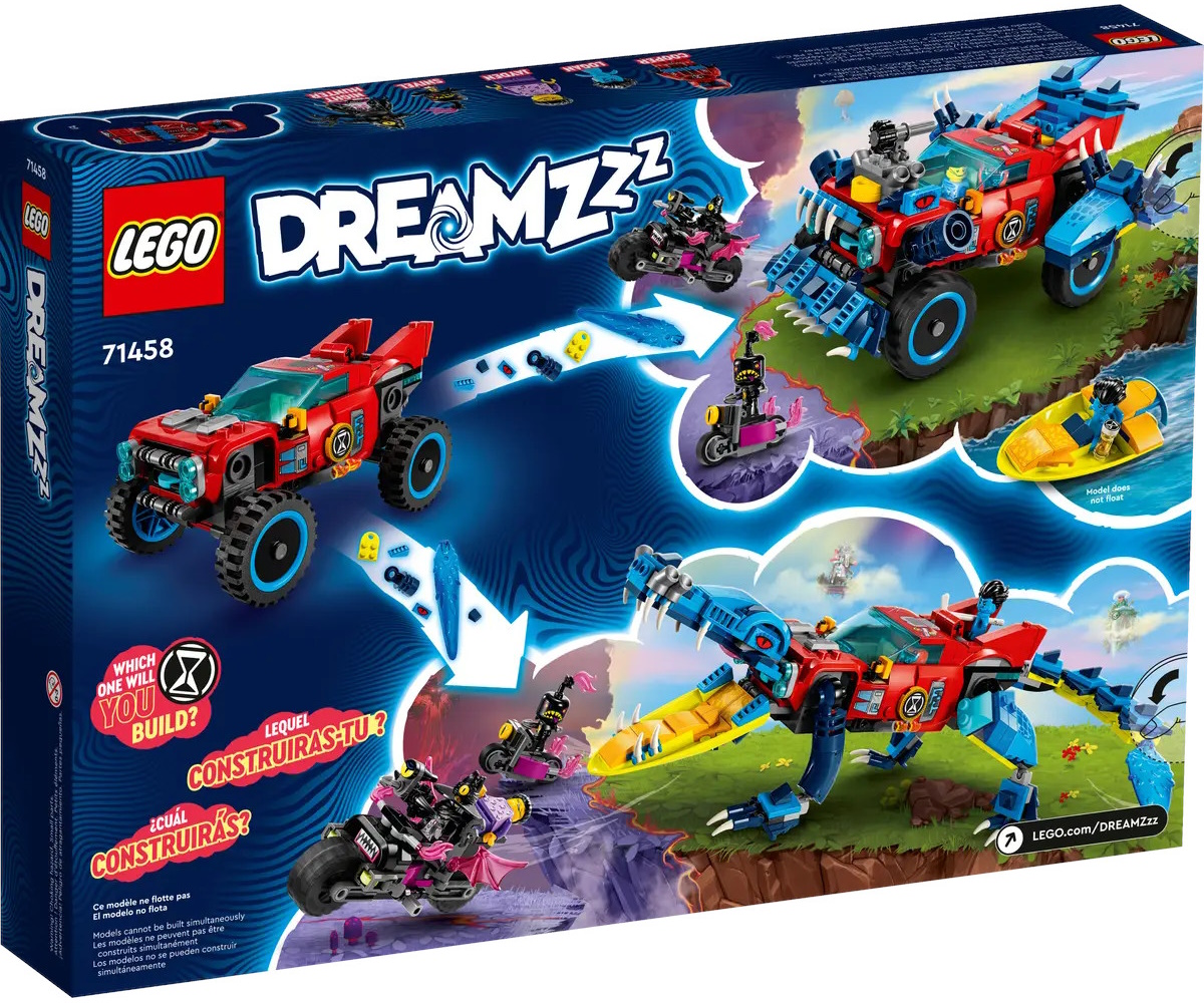 Конструктор LEGO DREAMZzz Crocodile Car блочный - фото 5