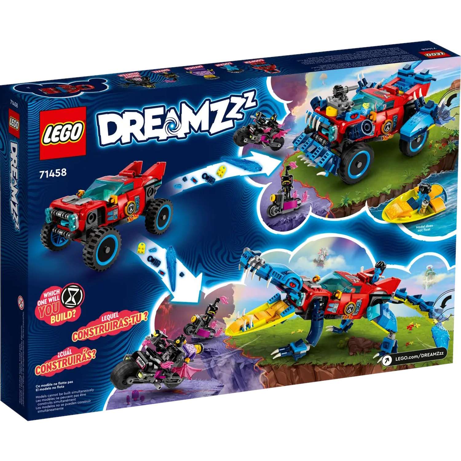 Конструктор LEGO DREAMZzz Crocodile Car 278 дет. - фото 5