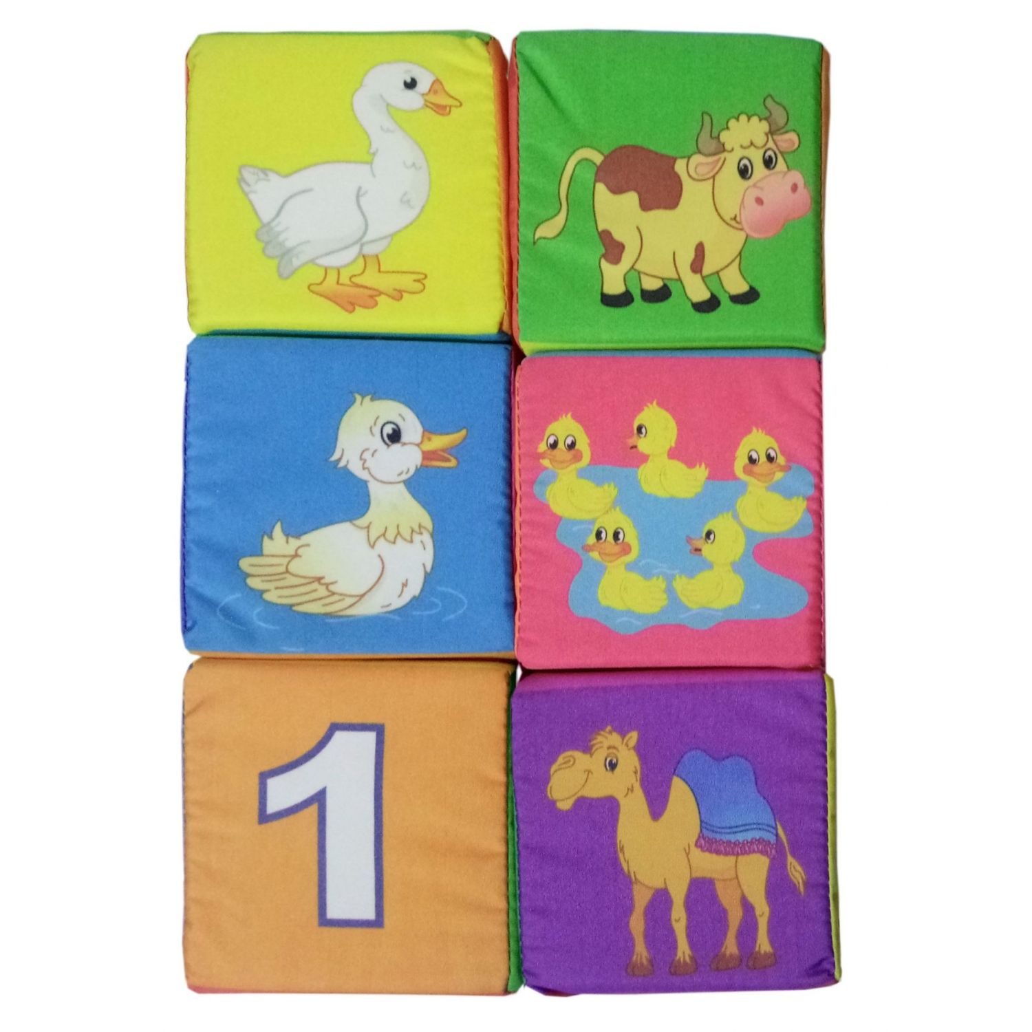 Игрушка Учитель кубики Домашние животные - фото 1