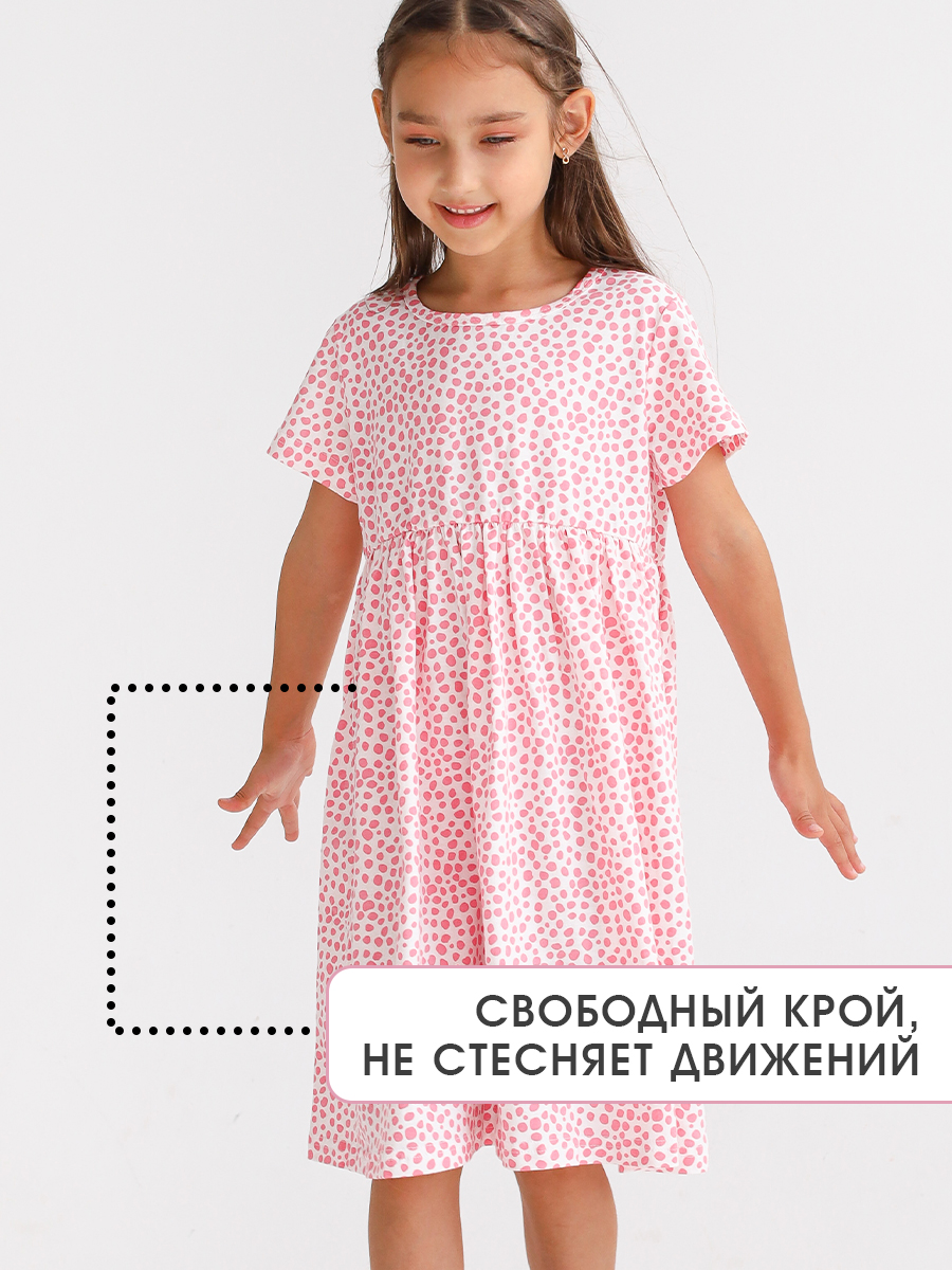 Платье MINIDINO Т-ПЛ-001Платье Крапинка фруктовый лед - фото 5