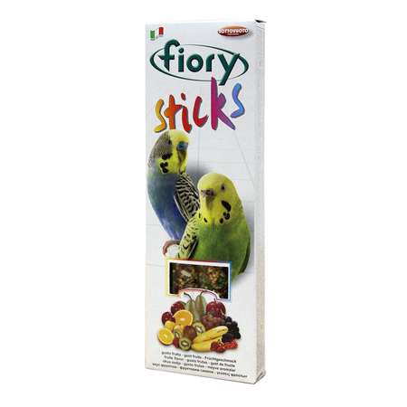 Лакомство для попугаев Fiory Sticks Палочки с фруктами 30г 2шт