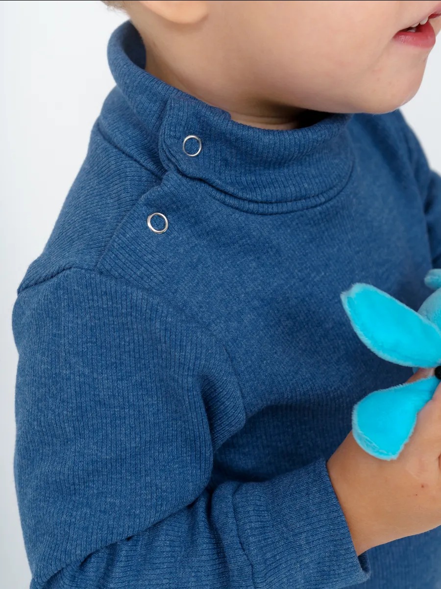 Водолазка TOTEMFOX 231КН3F/индиго меланж - фото 6